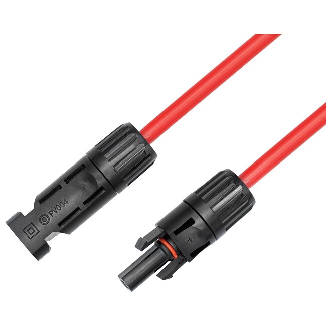 Solar PV kabel | 6mm² | IP67 | rood | 1 meter