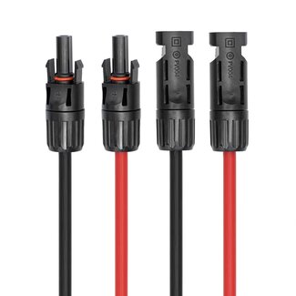 S-Impuls Solar PV kabel set | 4mm² | IP68 | 3 meter