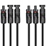 Solar PV T-adapter set | 1 naar 2 | 4mm² | IP68 | 0,30 meter