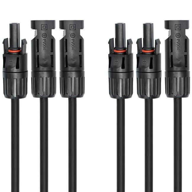 Solar PV T-adapter set | 1 naar 2 | 6mm² | IP68 | 0,30 meter
