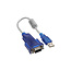 InLine® USB naar seriële adapterkabel Premium, male A naar 9-polige Sub D male