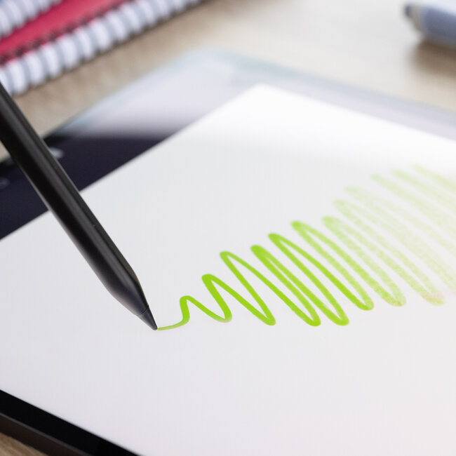 InLine® Stylus, tabletpen voor Apple iPads, met oplaadbare batterij, USB-C,zwart