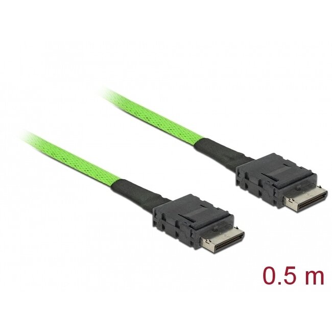 Delock Cable OCuLink PCIe SFF-8611 to OCuLink SFF-8611 0.5 m