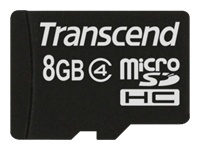 Transcend microSDHC 8GB Class 4