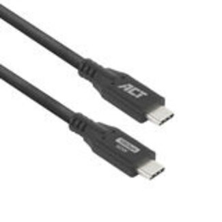 ACT ACT USB 3.0 10Gbps 60W USB Type-C® kabel, 2 meter