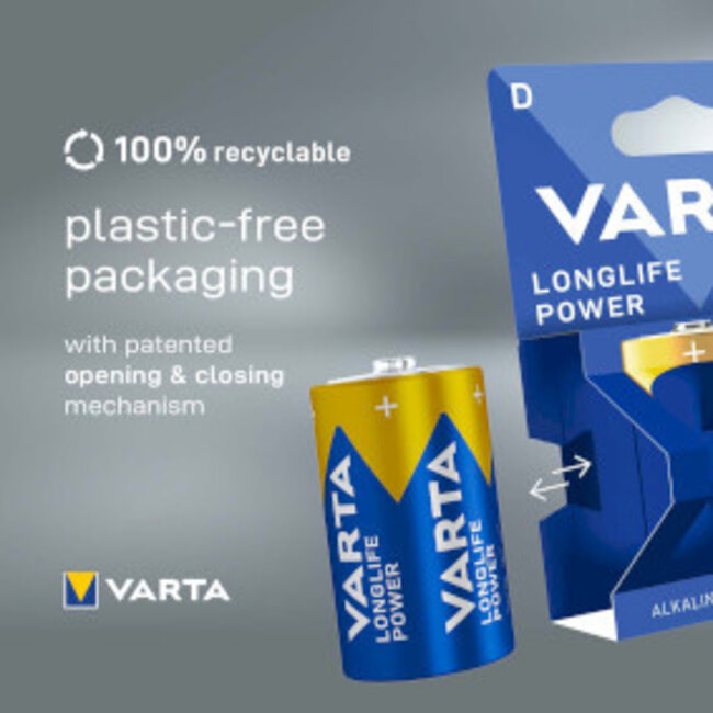 Alkaline Batterij D 1.5 V High Energy 2-Blister