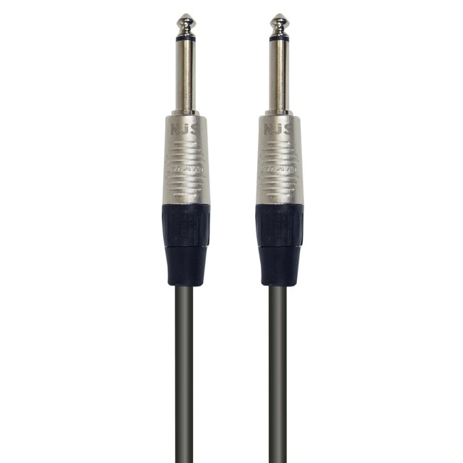NJS/Rean Professional 6,35mm Jack mono kabel | 1,5 meter