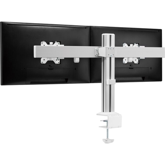 InLine bureaubeugel voor 2 monitoren tot 32 inch | crossbar | full motion