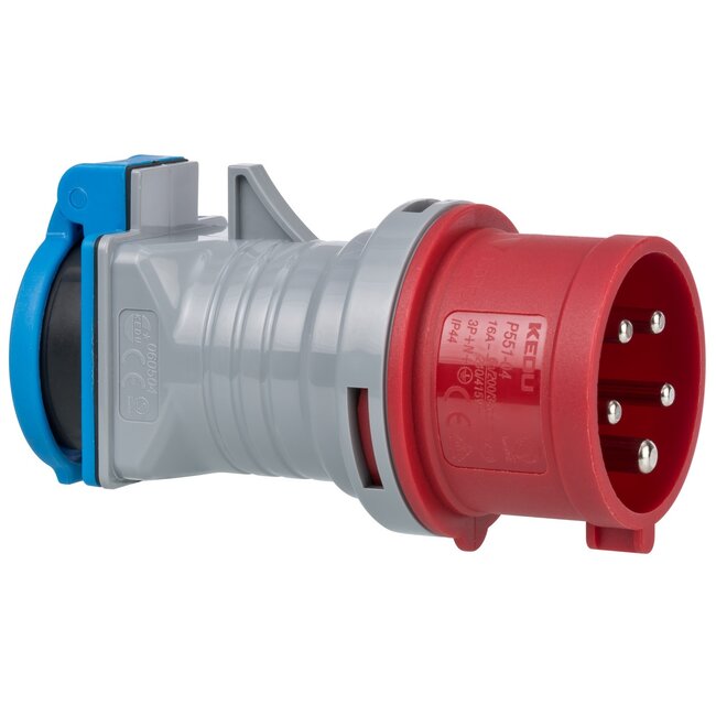 Brennenstuhl krachtstroomadapter | CEE-stekker 400V/16A - CEE 7/3 | IP44