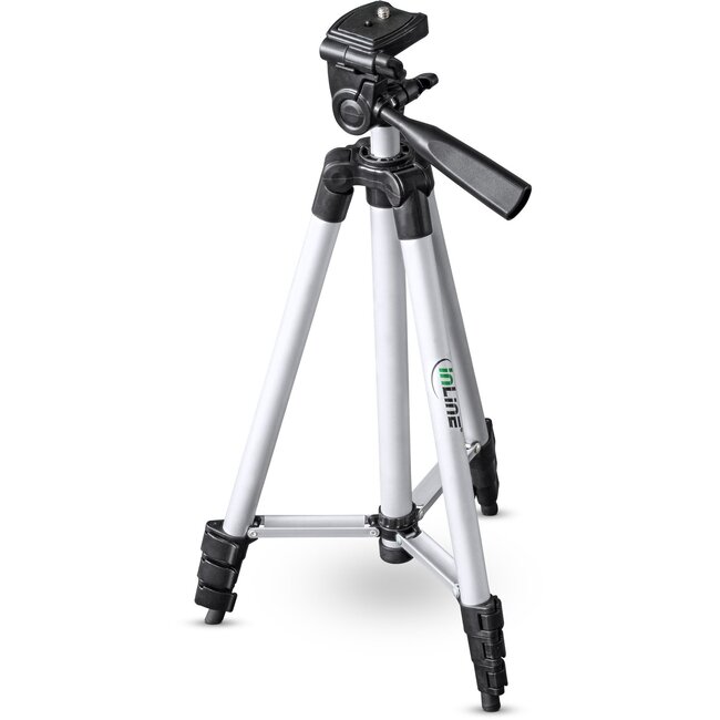 InLine lichtgewicht camera tripod | max. 1,30m | aluminium
