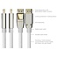 Python DisplayPort kabel | DP2.1a (10K 60Hz) | UHBR13.5 (54Gbit/s) | wit | 1 meter