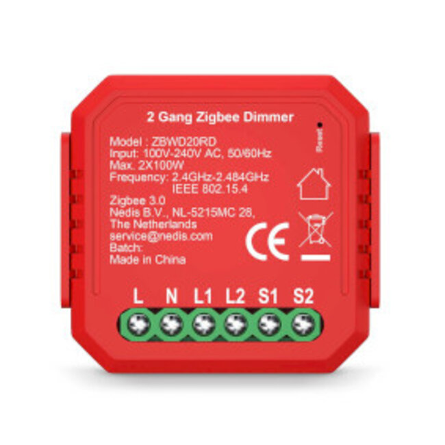 SmartLife Modules | Zigbee 3.0 | 2x100 W | Kroonsteen | App beschikbaar voor: Android™ / IOS