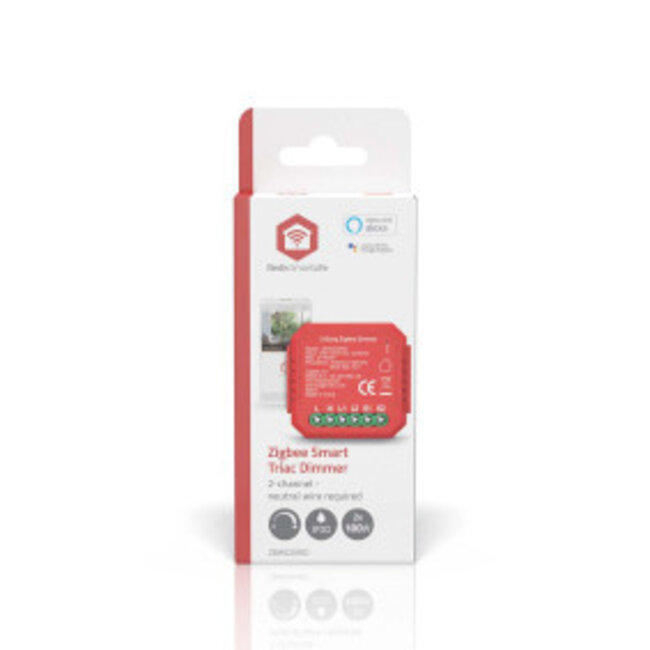 SmartLife Modules | Zigbee 3.0 | 2x100 W | Kroonsteen | App beschikbaar voor: Android™ / IOS