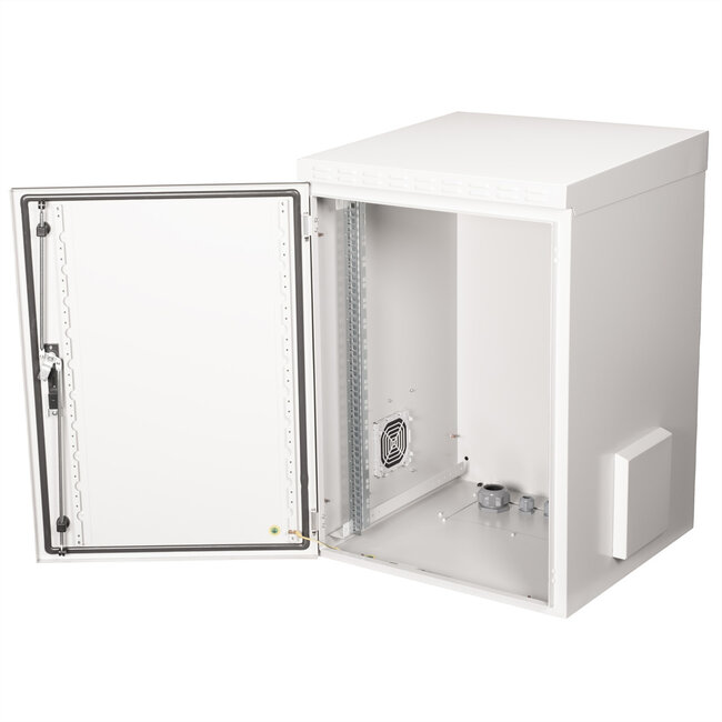 ROLINE 19-inch wandbehuizing Pro 16 U , 600x600 BxT IP55 buiten grijs