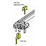 GUIDE RAIL IEEE 160D RED ESD TOP 10PC