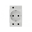 Delock Power Socket with a Side Grounding Contact for DIN Rail