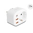 Delock Power Socket with childproof lock and USB PD charger 20 W