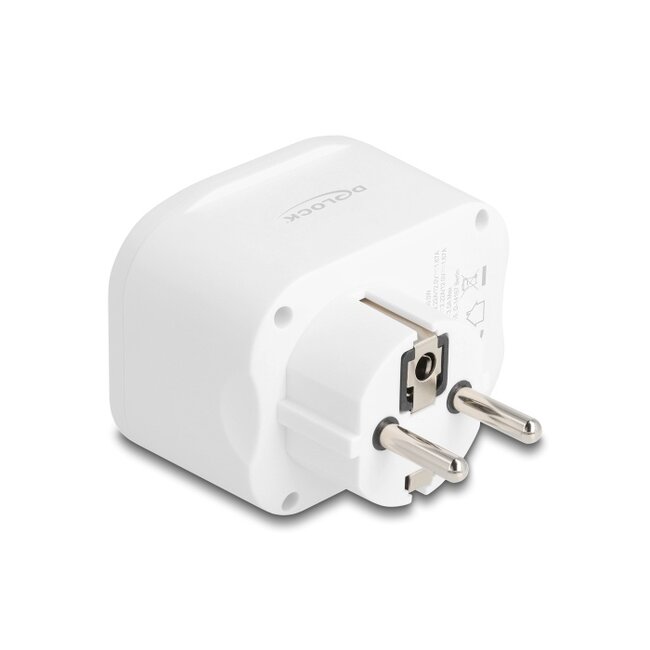 Delock Power Socket with childproof lock and USB PD charger 20 W