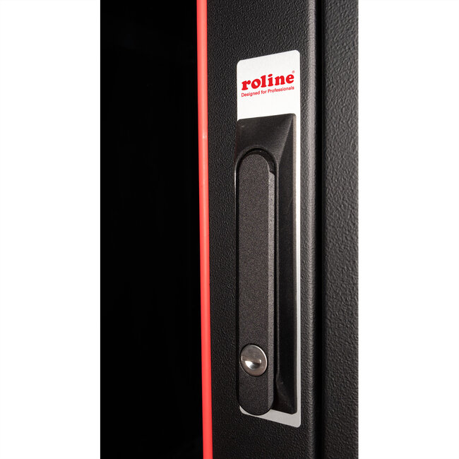 ROLINE 19-inch netwerkkast Pro 32 U, 600x600 BxD Glazen deur zwart