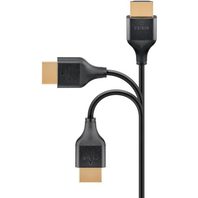 Goobay Slim Ultra High Speed HDMI™ Cable with Ethernet 2 m