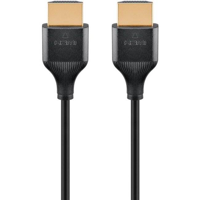 Goobay Slim Ultra High Speed HDMI™ Cable with Ethernet 0.5 m