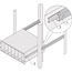 SCHROFF telescopische geleiders C-profiel voor inbouwkast Varistar, 800 mm
