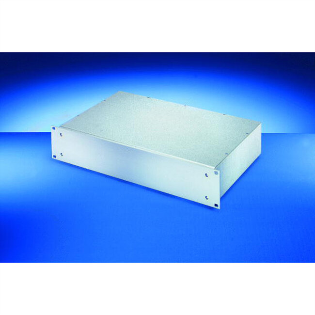 SCHROFF MultipacPRO 19" Chassis, staal, AlZn, gladde boven- en onderkant, 2 HE, 280 mm