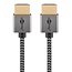 Goobay Plus HDMI kabel | Slimline | HDMI2.0 (4K 60Hz + HDR) | 0,50 meter