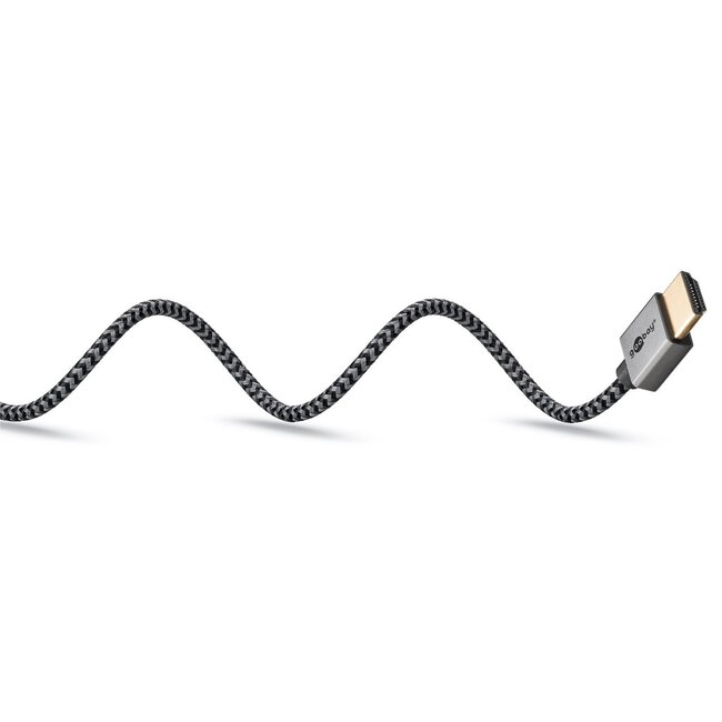 Goobay Plus HDMI kabel | Slimline | HDMI2.1 (8K 60Hz + HDR) | 0,50 meter