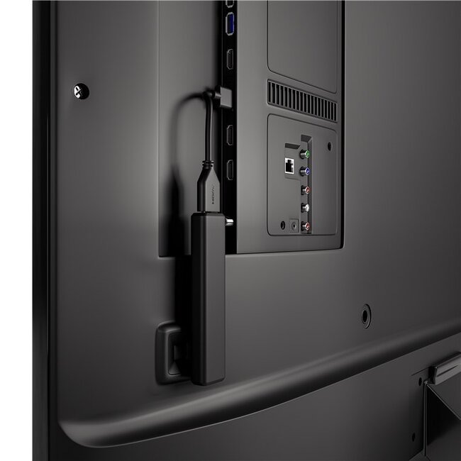 HDMI flexibele adapter | HDMI2.0 (4K 60Hz + HDR) | koper | zwart | 0,10 meter