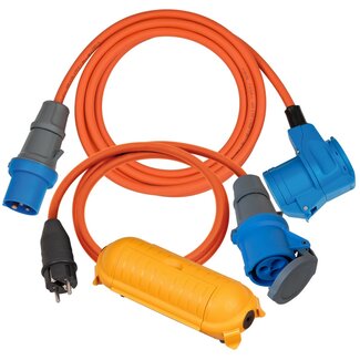 Brennenstuhl Brennenstuhl campingset | CEE 3-pins kabel, adapter en veiligheidsdoos | IP44