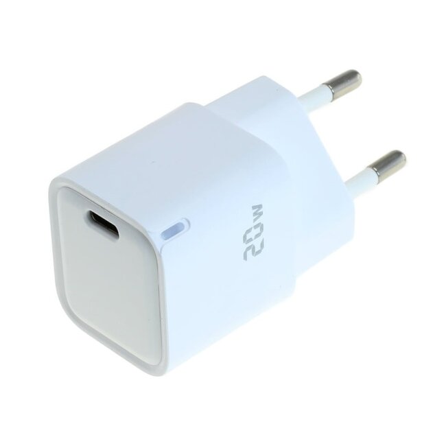 OTB USB lader | USB-C PD | GaN | 20W | wit