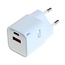 OTB USB lader | USB-C PD + USB-A QC | GaN | 20W | wit