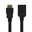 HDMI verlengkabel | HDMI2.0 (4K 60Hz + HDR) | koper | zwart | 4,5 meter