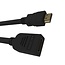 HDMI verlengkabel | HDMI2.0 (4K 60Hz + HDR) | koper | zwart | 4,5 meter