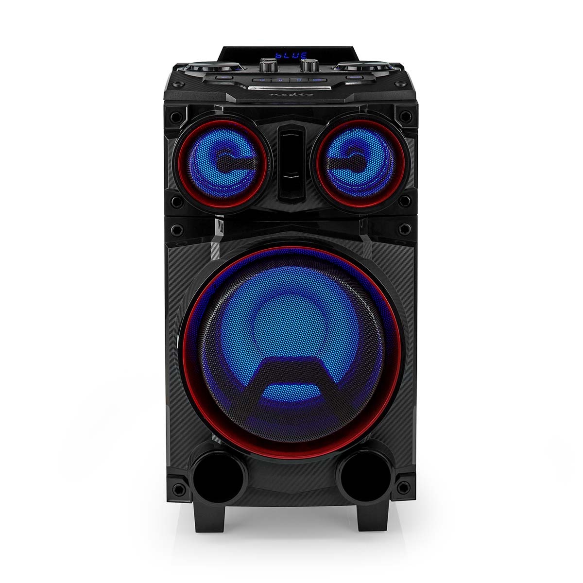 Bluetooth® Party Speaker | Maximale batterijduur: 6.5 uur | 120 W | Handgreep | Feestverlichting | Equalizer | Zwart