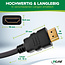 InLine® HDMI-kabel, HDMI High Speed met Ethernet, mannetje / mannetje, zwart, 5m