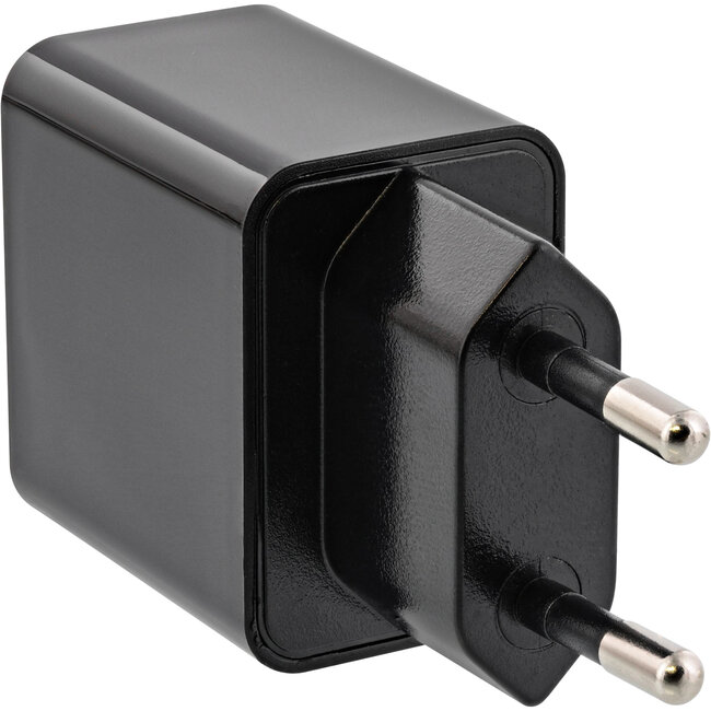 InLine® USB-oplader enkel, voedingseenheid, 100-240V naar 5V/2,5A, zwart
