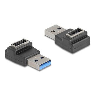 DeLOCK Delock Adapter USB 10 Gbps USB Type-A male to Type-E Key A female angled
