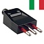 Bachmann CEI 23-16/VII geaarde stroomstekker | Italië | Type L | zwart