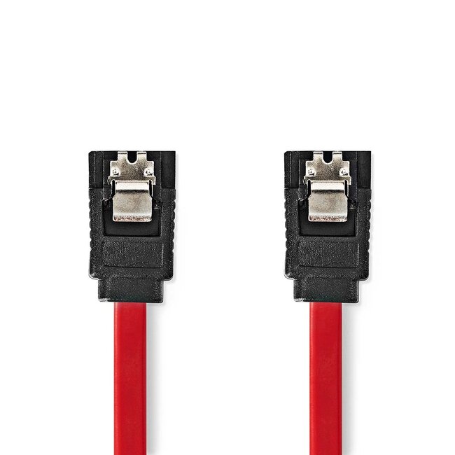 Nedis SATA datakabel | SATA150 (1,5 Gbit/s) | rood | 0,50 meter