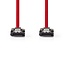 Nedis SATA datakabel | SATA150 (1,5 Gbit/s) | rood | 0,50 meter