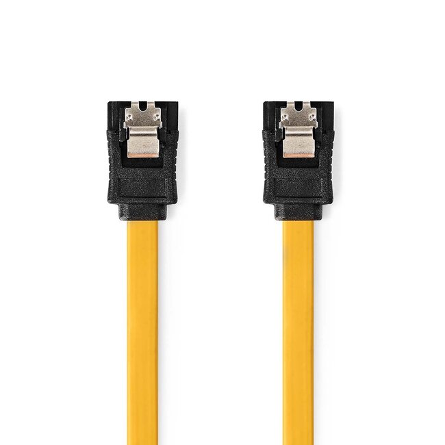 Nedis SATA datakabel | SATA600 (6 Gbit/s) | geel | 1 meter