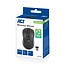 ACT draadloze USB muis met 4 knoppen - 800-1600 DPI / zwart