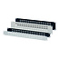 SCHROFF 19" voorpaneel, geventileerd, 1 HE, 2,5 mm, Al, geanodiseerd