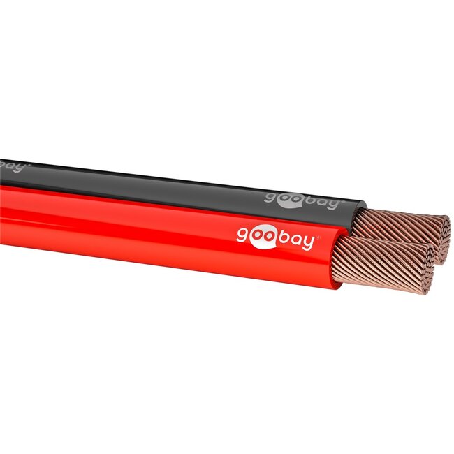 Goobay LSK 2x0,35 10m rot/schwarz CU