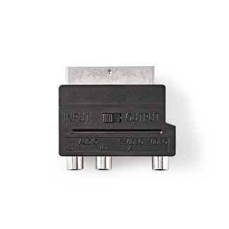 Nedis Nedis Scart - Composiet 3RCA en S-VHS adapter