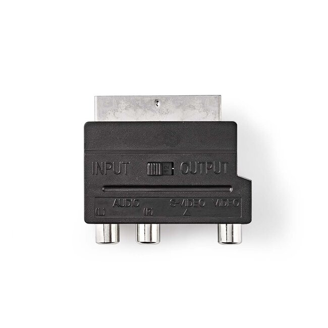 Nedis Scart - Composiet 3RCA en S-VHS adapter
