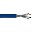 SFTP CAT7a+ netwerkkabel | vaste aders | AWG22 | LSZH | blauw | 50 meter
