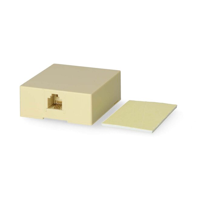 Nedis telecom wandcontactdoos | 1x RJ11 | ivoor